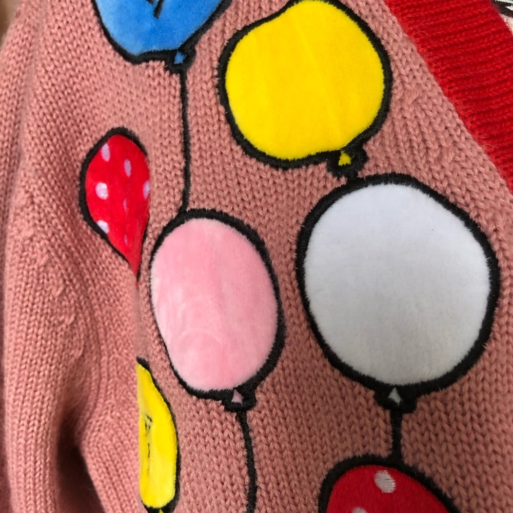 SOLD HELLO KITTY BALLOONS KNIT CARDIGAN (PINK) - Picture 13 of 16